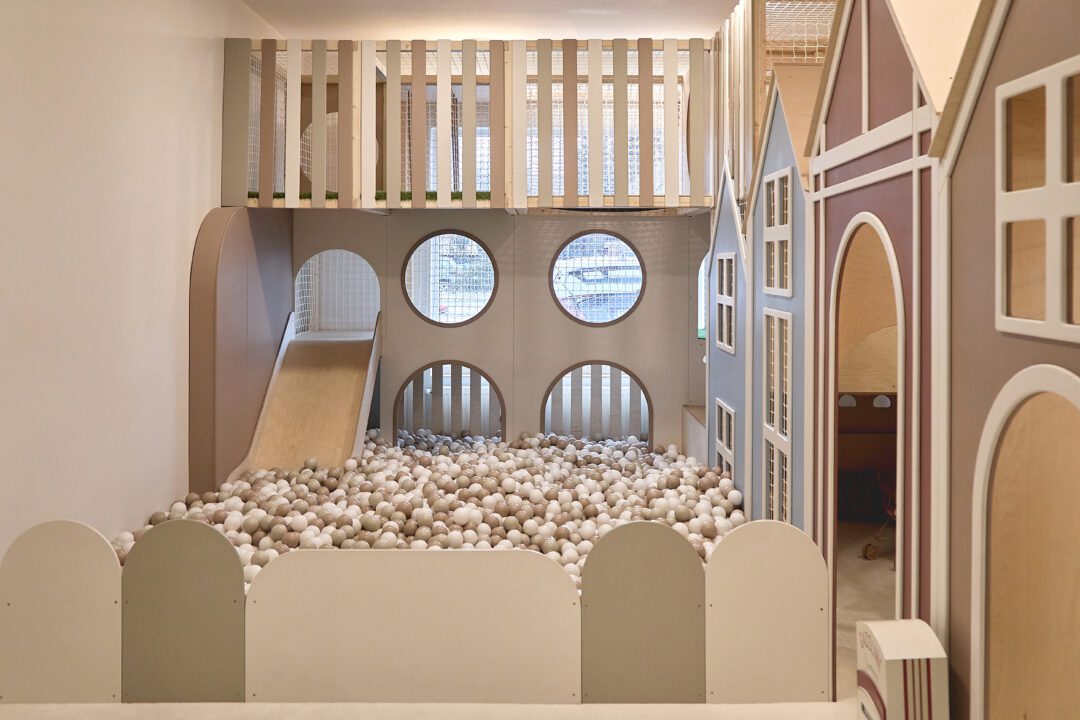 monkey groove, play houses at the Playroom