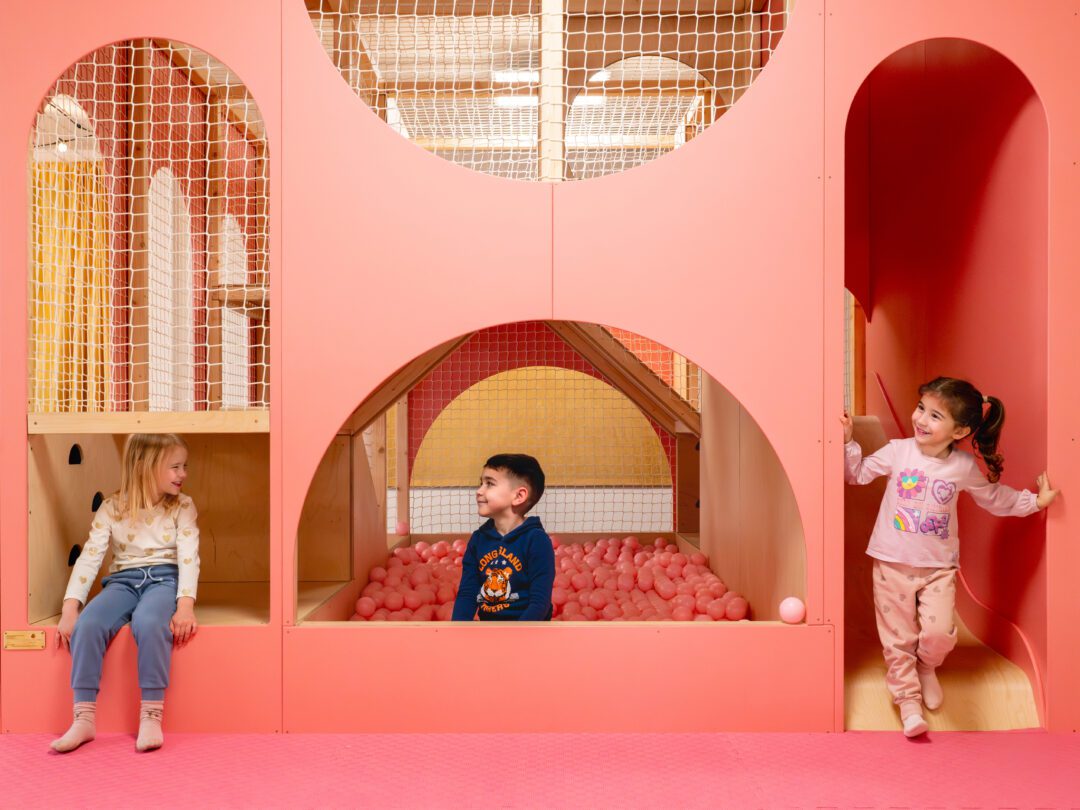 pink playground in Italy
