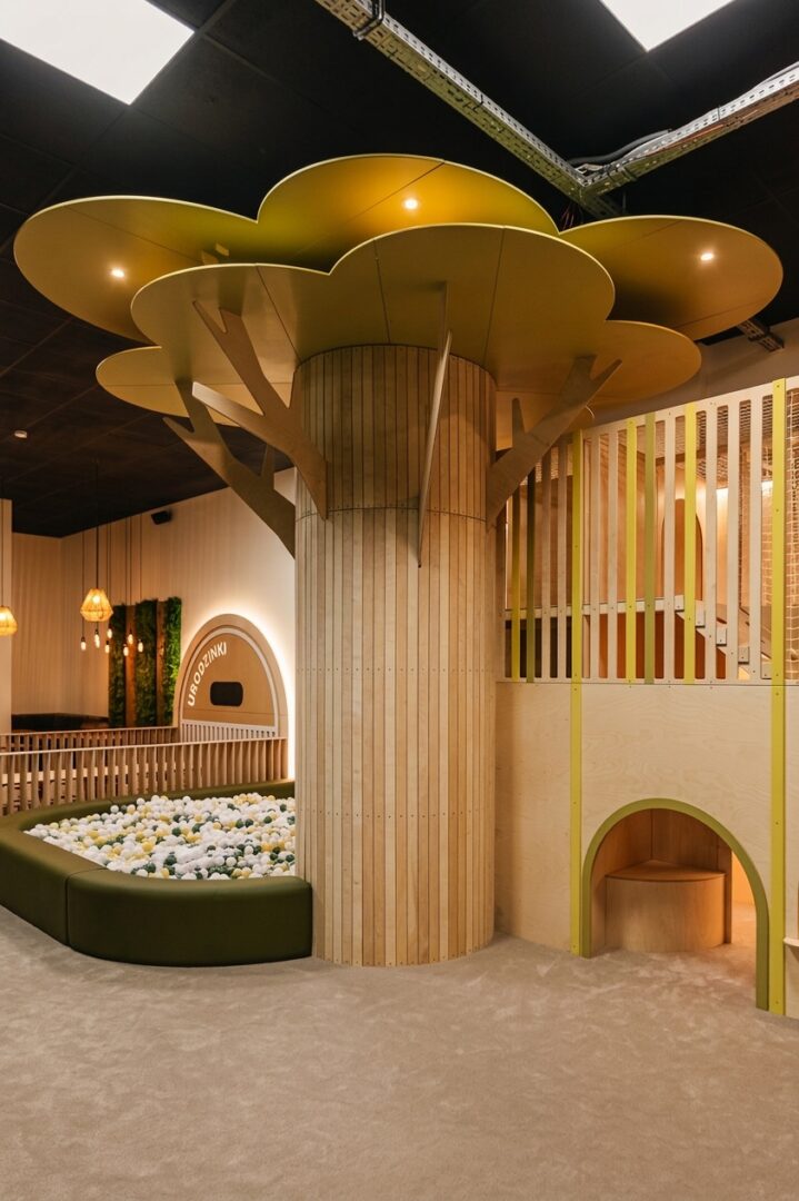 jungle-themed indoor playground